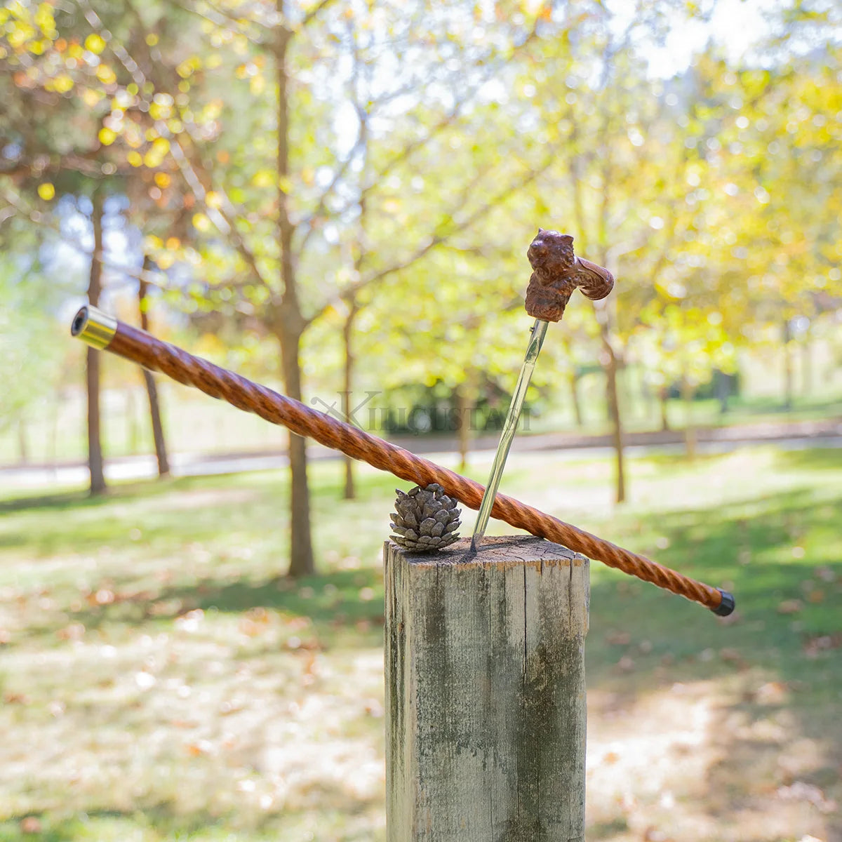 Wolfhead Cane Sword